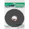 InLine Flaches Ultraslim-Patchkabel U/UTP Cat.6 Gigabit-fähig schwarz 10 m