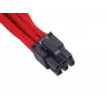 SilverStone SST-PP07-IDE6R 6-Pin-PCIe-auf-6-Pin-PCIe-Verlängerungskabel, 250 mm, rot