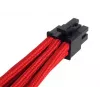 SilverStone SST-PP07-IDE6R 6-Pin-PCIe-auf-6-Pin-PCIe-Verlängerungskabel, 250 mm, rot