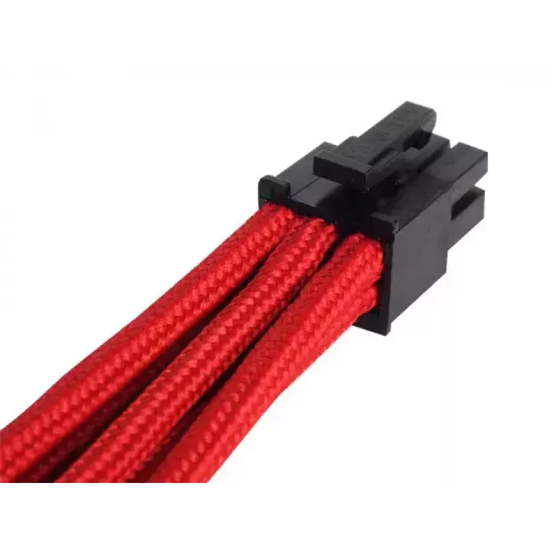 SilverStone SST-PP07-IDE6R 6-Pin-PCIe-auf-6-Pin-PCIe-Verlängerungskabel, 250 mm, rot