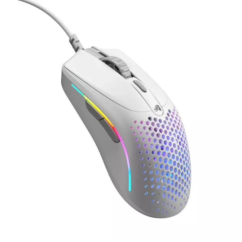 Glorious Gaming Glorious Model O 2 Mini - Mattweiß, Rechtshänder, Optisch, USB Typ-A, 26000 DPI, Weiß