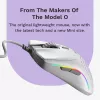 Glorious Gaming Glorious Model O 2 Mini - Mattweiß, Rechtshänder, Optisch, USB Typ-A, 26000 DPI, Weiß