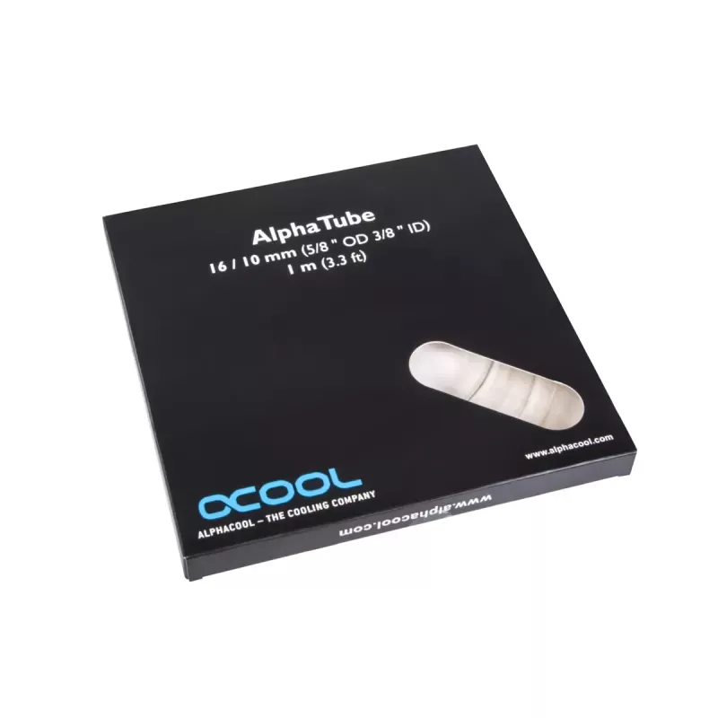 Alphacool AlphaTube HF 16/10 mm Schlauch, Ultra Clear, 1 m