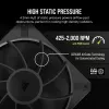 Lüfter Corsair RS120 MAX 12 cm Schwarz 2000 RPM 3 Stück