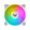 Luftkühler ASUS TUF GAMING TF120 ARGB WHITE EDITION — 3×120 mm Lüfter, 1900 U/min, 29 dB, Fernbedienung
