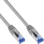 InLine Patchkabel S/FTP PiMF Cat.6A halogenfrei 500MHz grau 0,5m