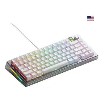 Mechanische Gaming-Tastatur GLORIOUS GMMK 3 PRO 75% Kabelgebunden USB QWERTY RGB Silber (US)