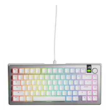 Mechanische Gaming-Tastatur GLORIOUS GMMK 3 PRO 75% Kabelgebunden USB QWERTY RGB Silber (US)