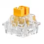 Glorious Gaming Glorious Panda HE Switches - 36 Stück, Tastaturschalter, Polycarbonat (PC), transluzent, Gelb