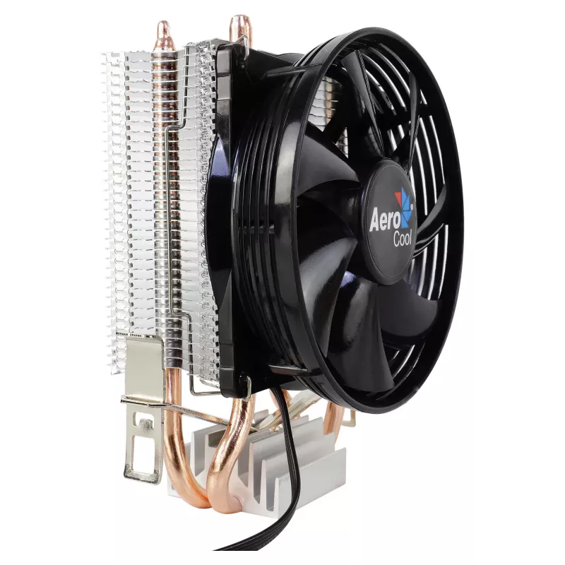 AEROCOOL VERKHO2 CPU-Kühler mit 90-mm-Lüfter, hydraulischem Lager, 800–2000 RPM, 110 W TDP, Multi-Sockel-Unterstützung