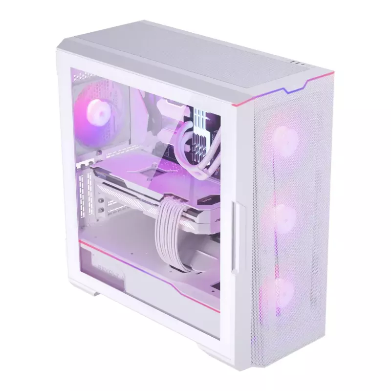 PC-Gehäuse Phanteks ECLIPSE G500A DRGB Midi Tower Weiß