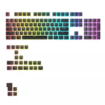 GLORIOUS GPBT Aura V3 Schwarz US RGB-Tastenkappenset