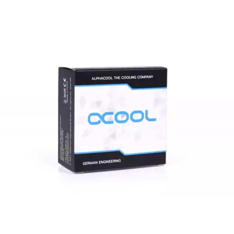 Alphacool Eiszapfen 17594 90°-Adapter, G1/4 Zoll AG auf G1/4 Zoll IG, schwarz