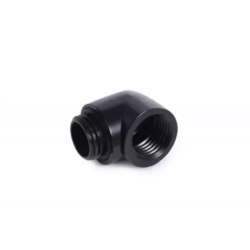Alphacool Eiszapfen 17594 90°-Adapter, G1/4 Zoll AG auf G1/4 Zoll IG, schwarz