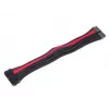 SilverStone SST-PP07-MBBR ATX-24-Pin-Verlängerungskabel, 0,3 m, schwarz/rot