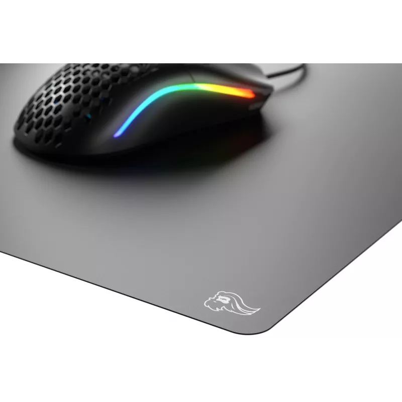 Glorious Gaming Glorious Element Maus Pad - Air, Schwarz, Monochrom, Polycarbonat, Rutschfeste Basis, Gaming-Mauspad