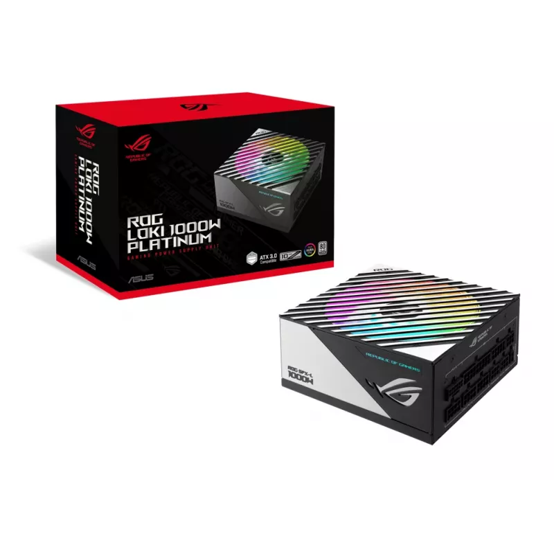 ASUS ROG Loki SFX-L 1000W Platinum Netzteil 24-polig ATX Schwarz, Silber