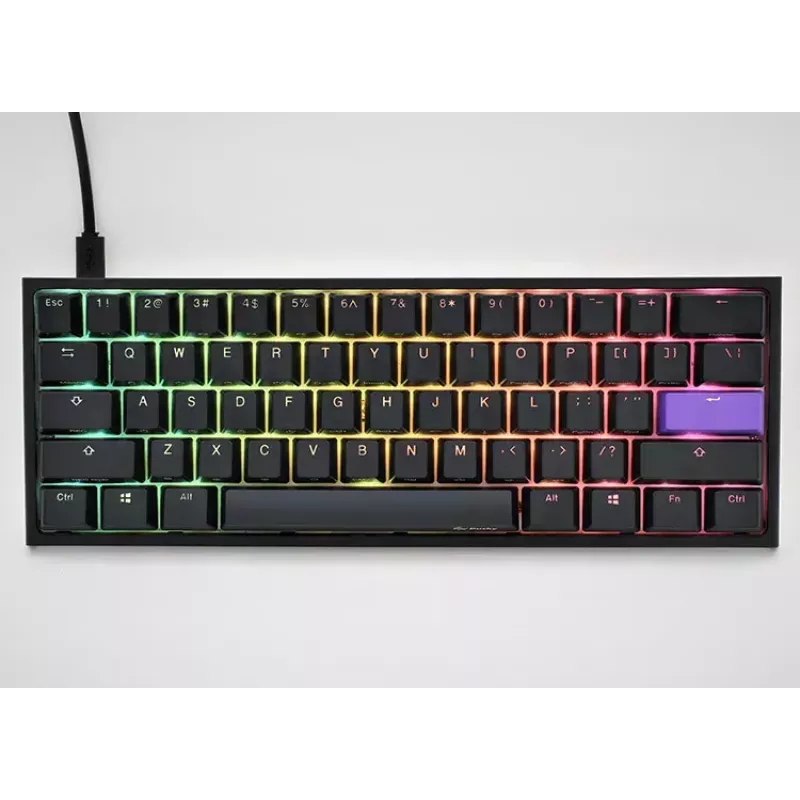 Ducky One 2 Pro Mini Tastatur Gaming USB QWERTY US-Englisch Schwarz