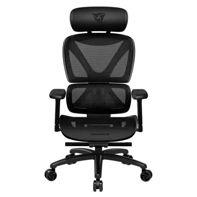 Mesh-Sitz ThunderX3 XTC Mesh-Rückenlehne Schwarz Höhe 118-126 cm