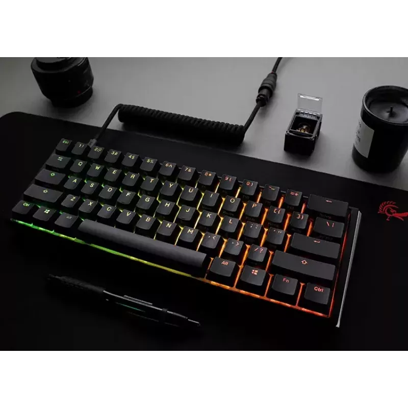 Ducky One 3 Classic Mini Tastatur Gaming USB Deutsch Schwarz Weiß RGB Mechanisch