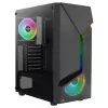 Aerocool SCAPEBKV3 Gaming ATX-Gehäuse Front RGB LED Tempered Glass 3x ARGB-Lüfter Schwarz