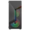 Aerocool SCAPEBKV3 Gaming ATX-Gehäuse Front RGB LED Tempered Glass 3x ARGB-Lüfter Schwarz
