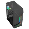 Aerocool SCAPEBKV3 Gaming ATX-Gehäuse Front RGB LED Tempered Glass 3x ARGB-Lüfter Schwarz