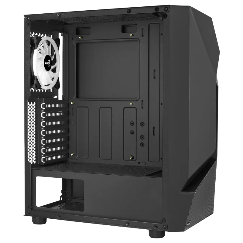 Aerocool SCAPEBKV3 Gaming ATX-Gehäuse Front RGB LED Tempered Glass 3x ARGB-Lüfter Schwarz