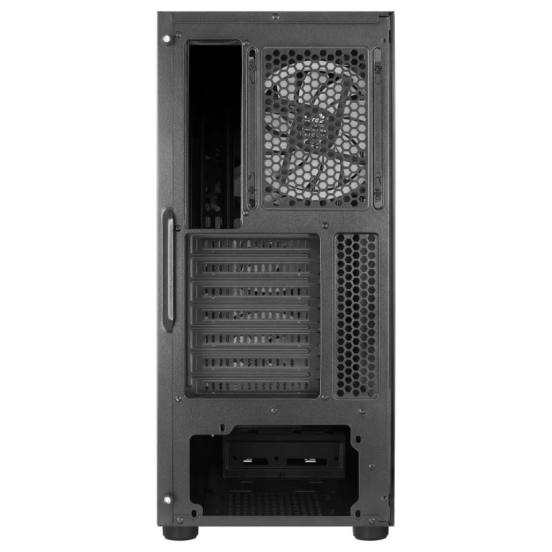 Aerocool SCAPEBKV3 Gaming ATX-Gehäuse Front RGB LED Tempered Glass 3x ARGB-Lüfter Schwarz