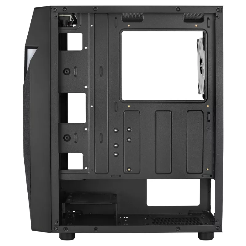 Aerocool SCAPEBKV3 Gaming ATX-Gehäuse Front RGB LED Tempered Glass 3x ARGB-Lüfter Schwarz