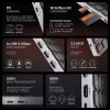 Axagon HMC-KB-GE, USB 5Gbps Hub mit Tastatur, HDMI 4K/60Hz, 3x USB-A, SD/mSD, Audio, PD 100, deutsches Layout