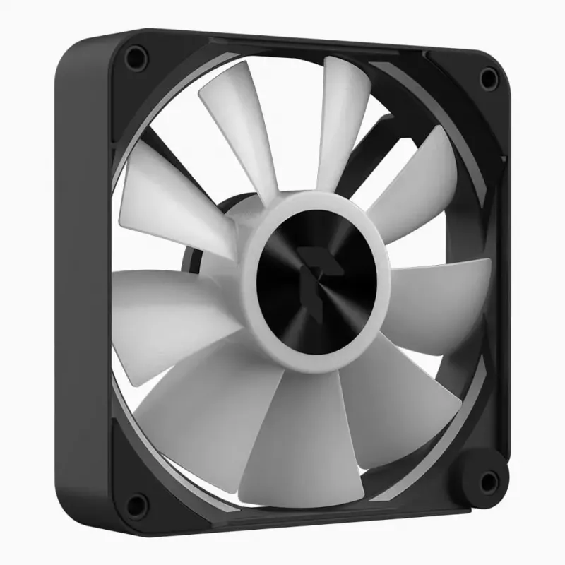 APNX FP2-120 PWM ARGB Gehäuselüfter, 120 mm, 500–1800 U/min, 83,85 CFM, 34,8 dB, schwarz