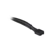 Akasa AK-CBFA04-15 PWM Lüfter-Splitterkabel, 15 cm, gesleevt, Schwarz