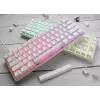 Ducky One 3 Mini Pure White Tastatur Gaming USB Deutsch 61 Tasten RGB LED