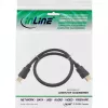 InLine High Speed HDMI-Kabel mit Ethernet Premium 4K2K Stecker / Stecker schwarz 3 m