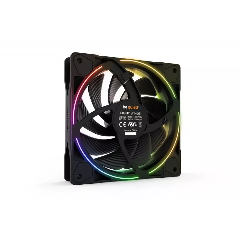 be quiet! Light Wings 120mm ARGB PWM High Speed Lüfter Schwarz