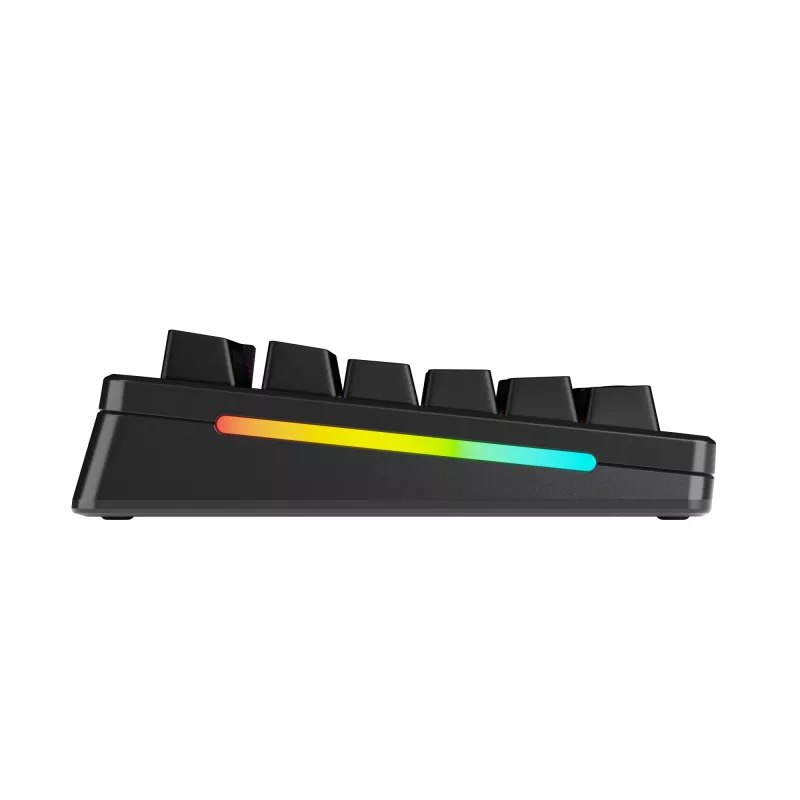 Glorious GMMK 3 Pro HE 75 % Wireless Gaming-Tastatur, Pre-Built, Fox HE Switches, ANSI (US), schwarz