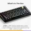 Glorious GMMK 3 Pro HE 75 % Wireless Gaming-Tastatur, Pre-Built, Fox HE Switches, ANSI (US), schwarz