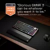 Glorious GMMK 3 Pro HE 75 % Wireless Gaming-Tastatur, Pre-Built, Fox HE Switches, ANSI (US), schwarz