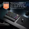 Glorious GMMK 3 Pro HE 75 % Wireless Gaming-Tastatur, Pre-Built, Fox HE Switches, ANSI (US), schwarz