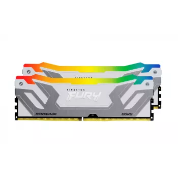 Kingston Technology FURY 48 GB 8400 MT/s DDR5 CL40 CUDIMM (Kit mit 2 Stück) Renegade RGB White XMP
