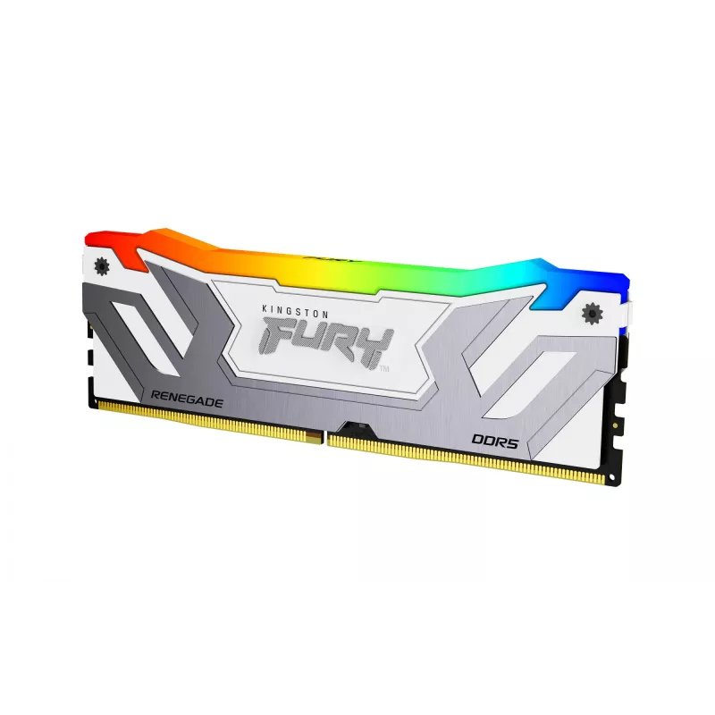 Kingston Technology FURY 48 GB 8400 MT/s DDR5 CL40 CUDIMM (Kit mit 2 Stück) Renegade RGB White XMP