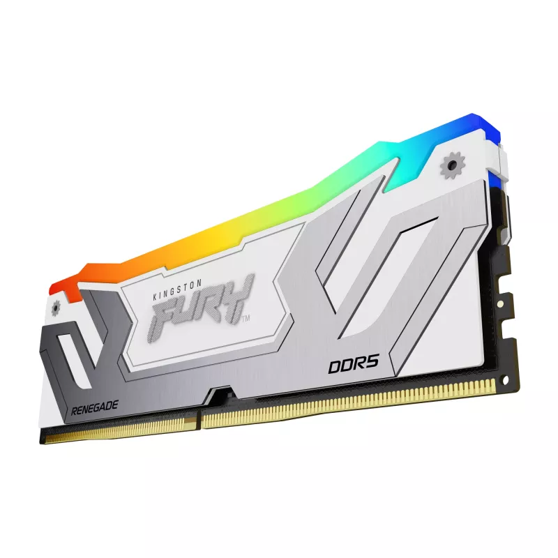 Kingston Technology FURY 48 GB 8400 MT/s DDR5 CL40 CUDIMM (Kit mit 2 Stück) Renegade RGB White XMP