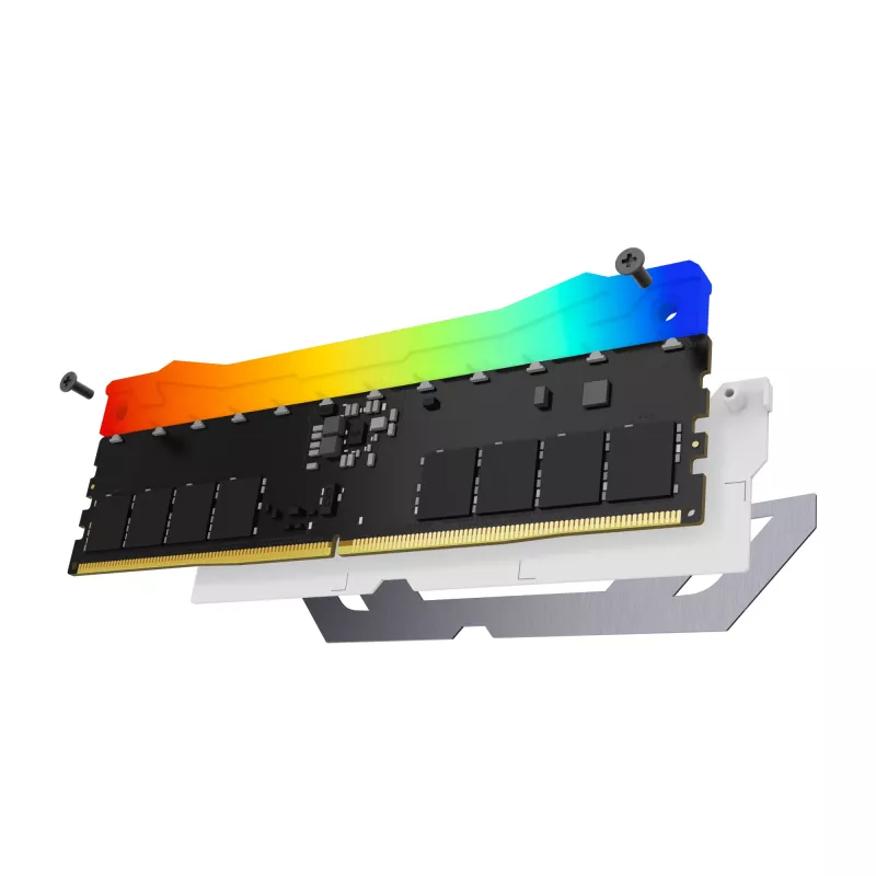 Kingston Technology FURY 48 GB 8400 MT/s DDR5 CL40 CUDIMM (Kit mit 2 Stück) Renegade RGB White XMP
