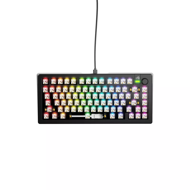 Mechanische Tastatur GLORIOUS GMMK 3 75% Barebones Kabelgebunden USB RGB Schwarz