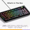 Mechanische Tastatur GLORIOUS GMMK 3 75% Barebones Kabelgebunden USB RGB Schwarz