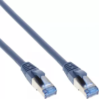 InLine Patch Kabel S/FTP PiMF Cat.6A halogen free 500MHz blau 5m