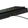 Glorious Gaming GMMK 3 HE 65% Prebuilt Wired Schwarz - US, Kabelgebunden, USB, Mechanisch, QWERTY, RGB LED, Schwarz