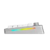 Glorious GMMK 3 Pro 75 % Wireless Gaming-Tastatur, Pre-Built, Fox Switches, US ANSI, silber