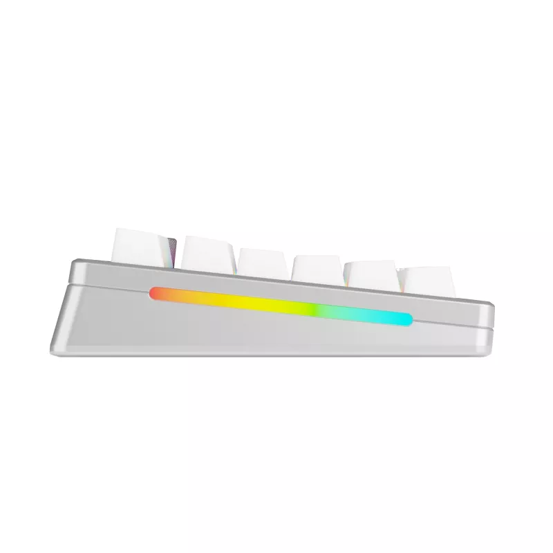 Glorious GMMK 3 Pro 75 % Wireless Gaming-Tastatur, Pre-Built, Fox Switches, US ANSI, silber